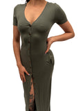 Goddess Robe - Pine Forest Green