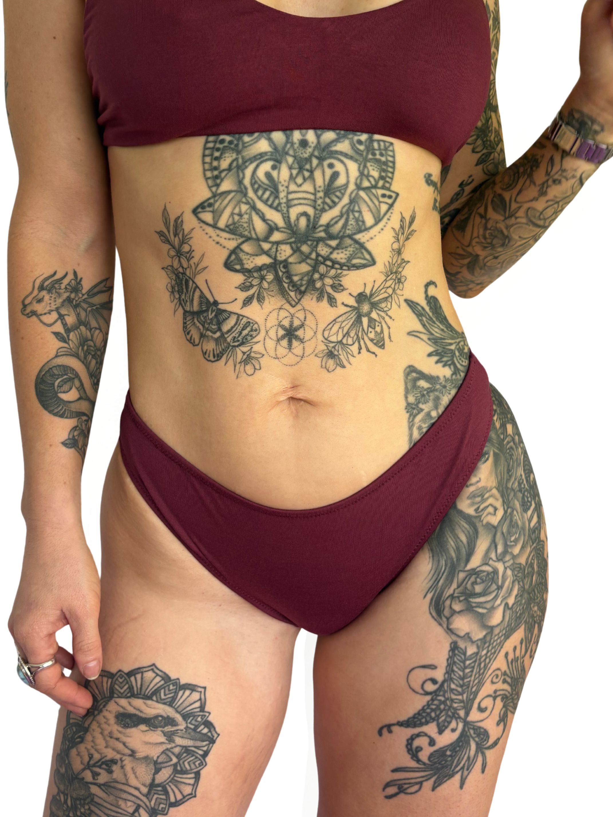Everyday Classic Undies- Lovers Maroon