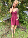 Allthera Mini Dress - Lovers Maroon