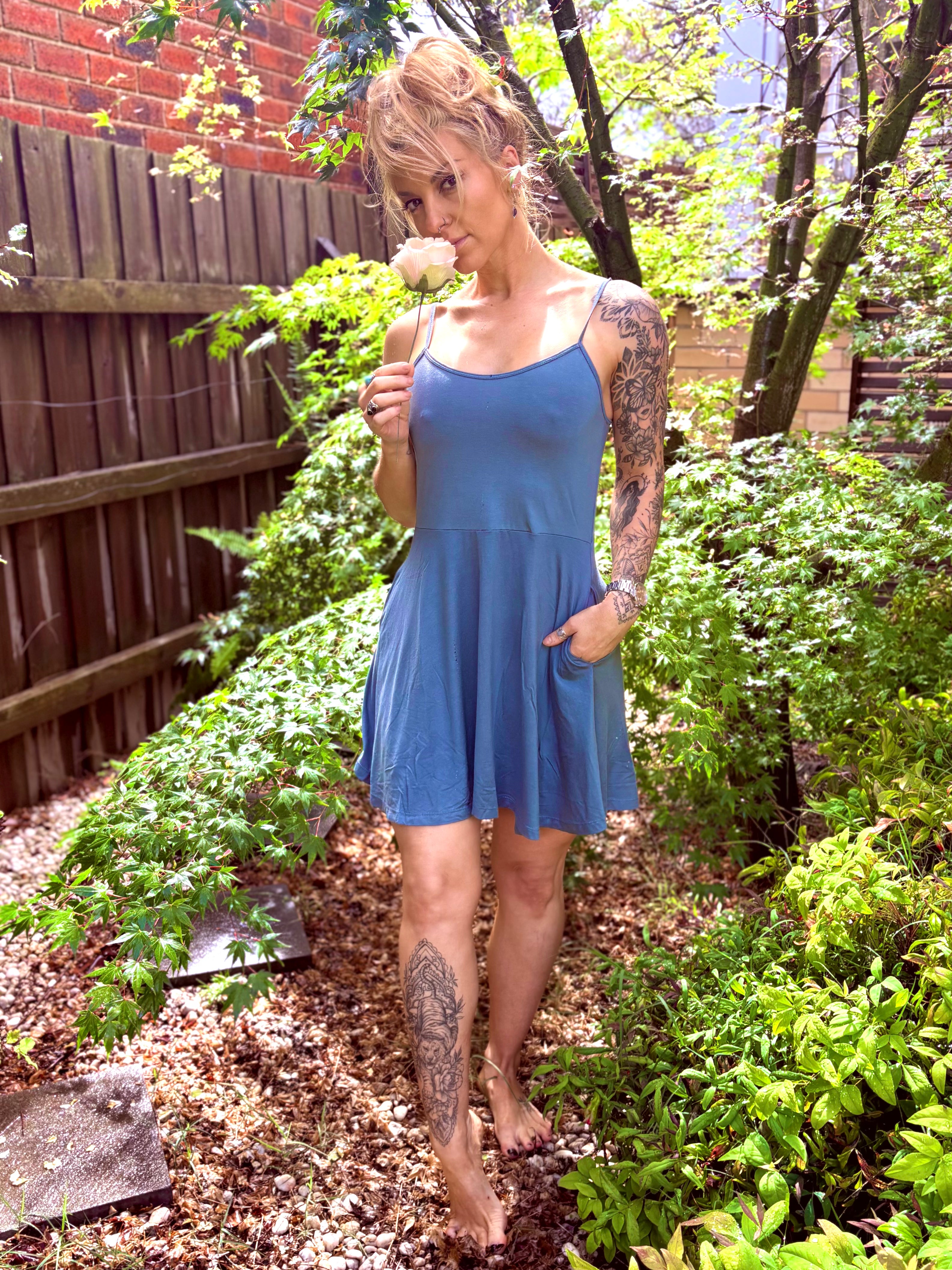 Allthera Mini Dress - Oceania Blue