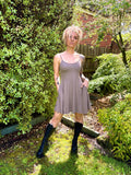 Allthera Mini Dress - Earth Dust Brown