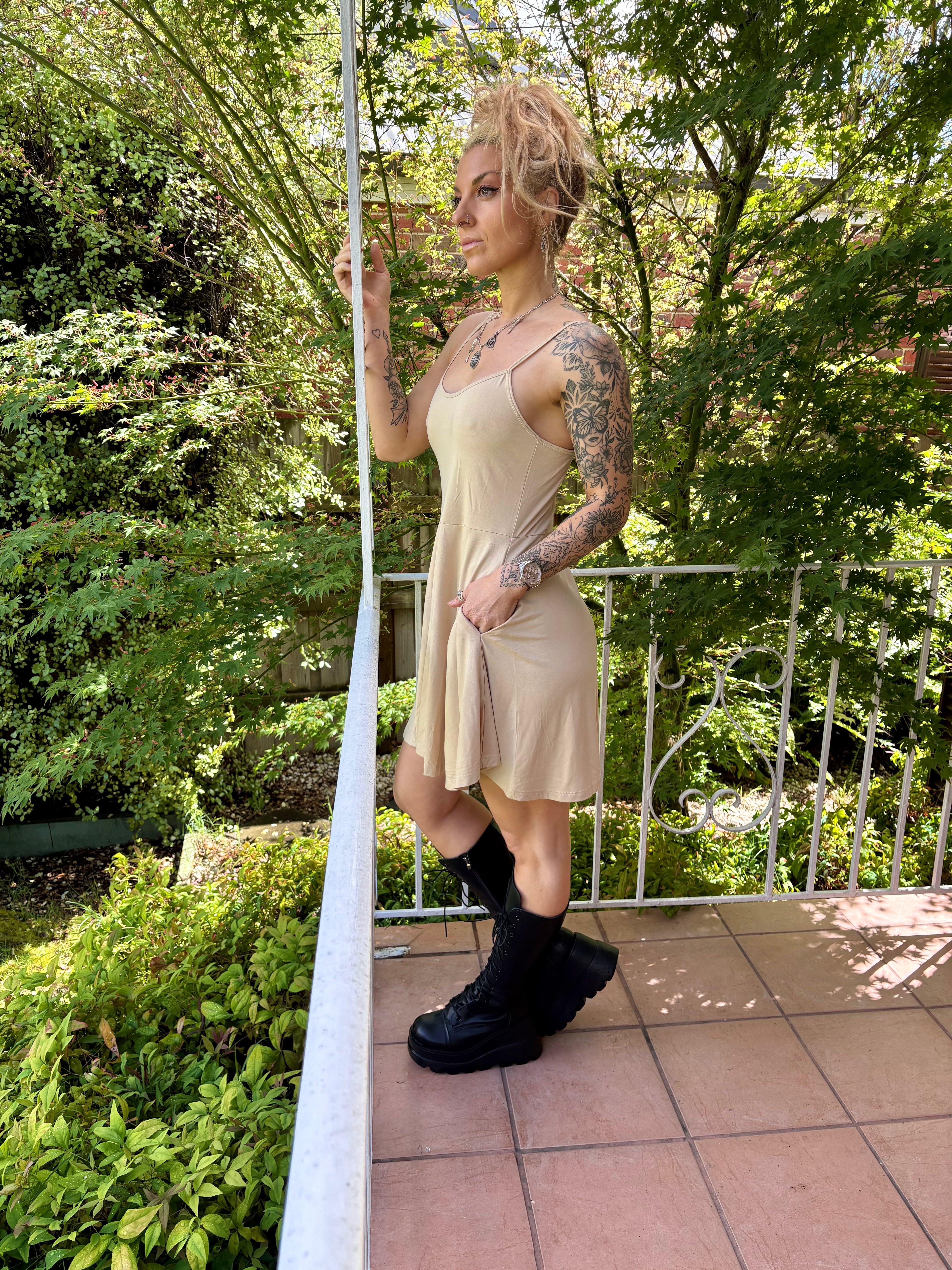 Allthera Mini Dress - Angel Nude