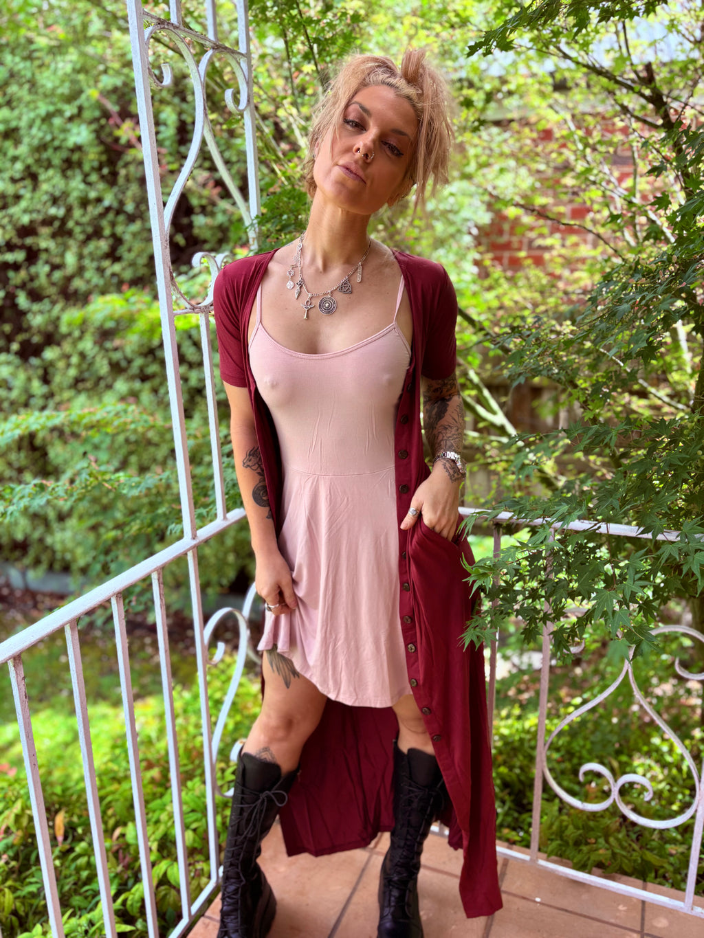Allthera Mini Dress - Conch Pink