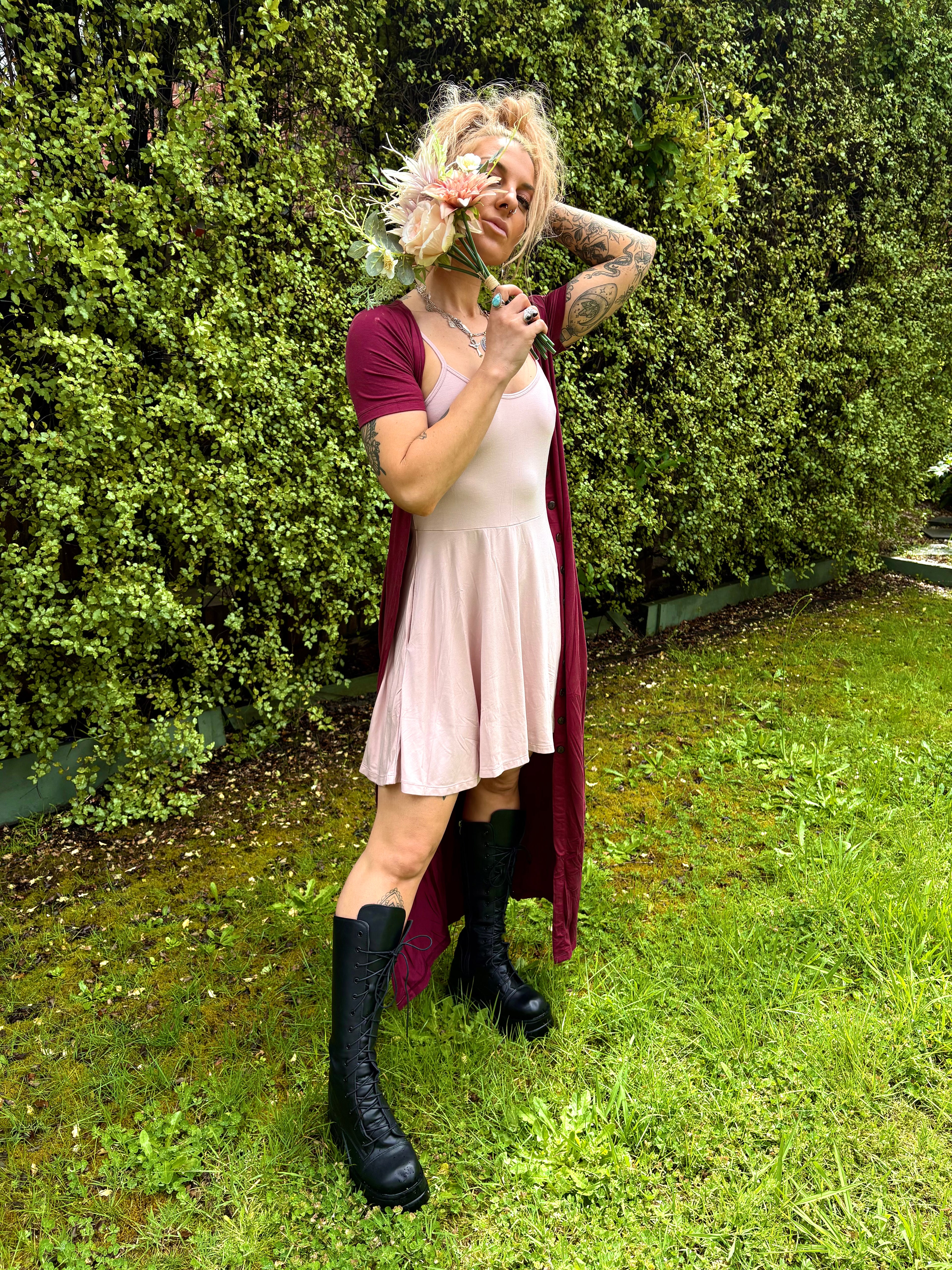Allthera Mini Dress - Conch Pink