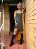 Allthera Mini Dress - Pine Forest Green